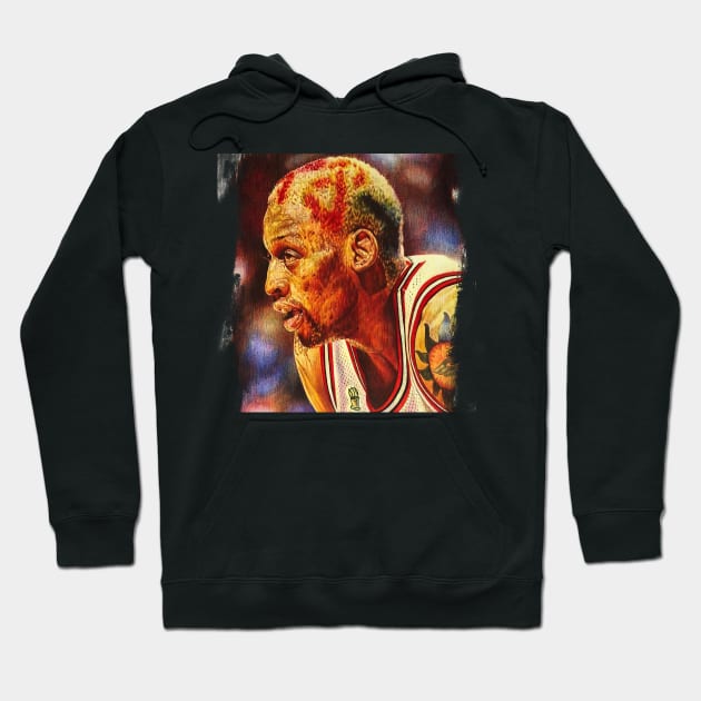 rodman crazy Hoodie by donatkotak